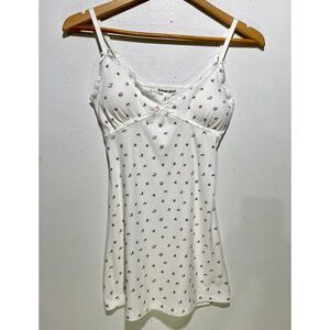 Weekend Edition Y2K tank top Cami babydoll floral lace romantic chick women S